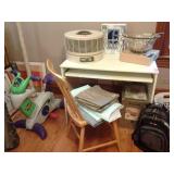 COMPUTER DESK, CHAIRS, BACK PACKS, CLOTHES, HEPA AIR FILTER MACHINES, PUNCH BOWL SET, KIDS CYCLE,ETC