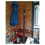 GREAT PLANTERS AND PLANT STANDS, ANTIQUE COAT RACK OR HALL TREE, BAR SINK, HEADBOARDS & MORE