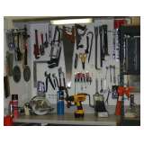 Tool pegboard