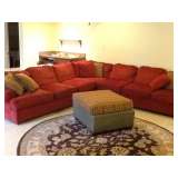 red  sectional