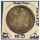 1875 Trade dollar