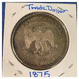 Reverse side Trade Dollar