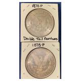 Reverse side 1875-P Morgans