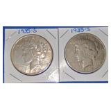 1934-S Peace dollar