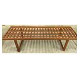 Mid Century Bench/Coffee Table