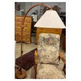 Teak bentwood Floor Lamp