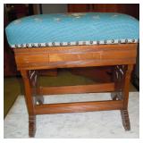 Victorian Needlepoint Bench