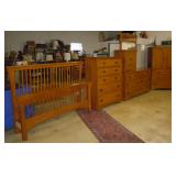 Mission Oak Bedroom Suite