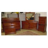 Cherry Sleigh bed Bedroom
