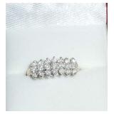 Diamond Cluster Ring