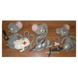 metal Mouse Wall Hangers