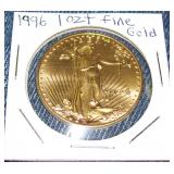 1996 $50. 1 oz Gold Coin