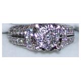 Diamond Cluster Ring