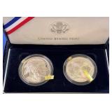 Proof & unc Silver Dollars