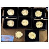 8 Silver Liberty Eagles