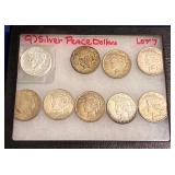 9 Peace Dollars