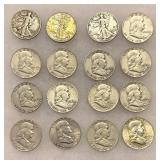 16 Silver Halfs
