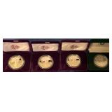 4 Silver American Eagles