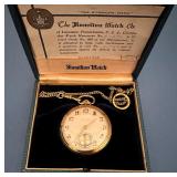 18kt Gold Hamilton 21 jewel