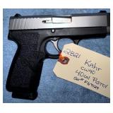 Kahr 40cal Pistol