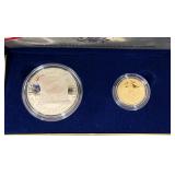 Silver Dollar & Gold $5.