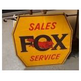 Fox Metal Double sided 24" x 24"