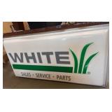 White Double Sided 36" x 72"