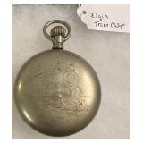 Elgin Pocket Watch Train Case