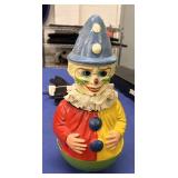 Early German Paper Mache Roly Poly Clown