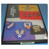 Arm Band Navy Hat Scraf