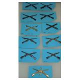 WWI Officer Collar Insignias