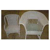 Childs Wicker Chairs