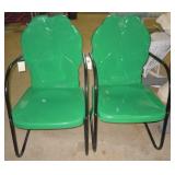 Retro Metal Lawn Chairs