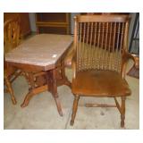 Marble top & Chair