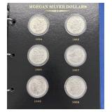 Morgan Silver Dollars 1884-1889