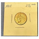 1912 $2 1/2 Gold Indian