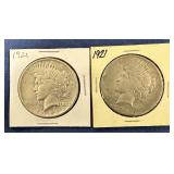 1921 Peace Dollars