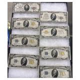 $20 Federal Reserve NY, $10. Gold certificate & $10 North Africa Notes 1934-A