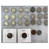 Buffalo Nickels & Indian Pennies