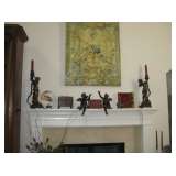 Bronze Candle Statue