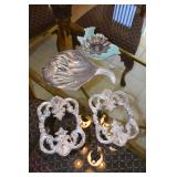 we also have a cute vintage serving cart.