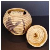 Athabaskan Basket with Lid / Alaska