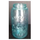 Vintage Mason Jar with Irish Doily Jar Cover
