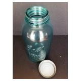 Blue Half Gallon Ball Jar with Zinc Lid