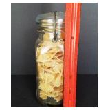 Clear Quart Canning Jar / Metal Bale