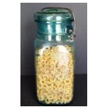 Blue Quart Ball / Ideal Canning Jar with Metal Bale