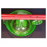 Depression Era Green Vaseline Juicer / Reamer