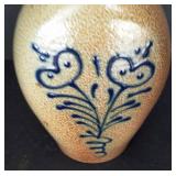 Vintage Rowe Pottery Crock Whiskey Bottle