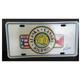 1992 Alaska Highway Vehicle Plate