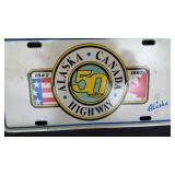 1992 Alaska Highway Vehicle Plate